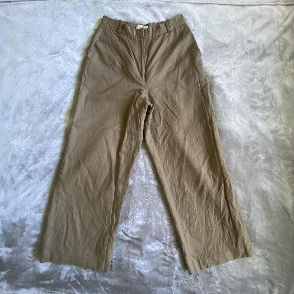 Talbots Petites Vintage Highwaisted Wide Leg Trousers